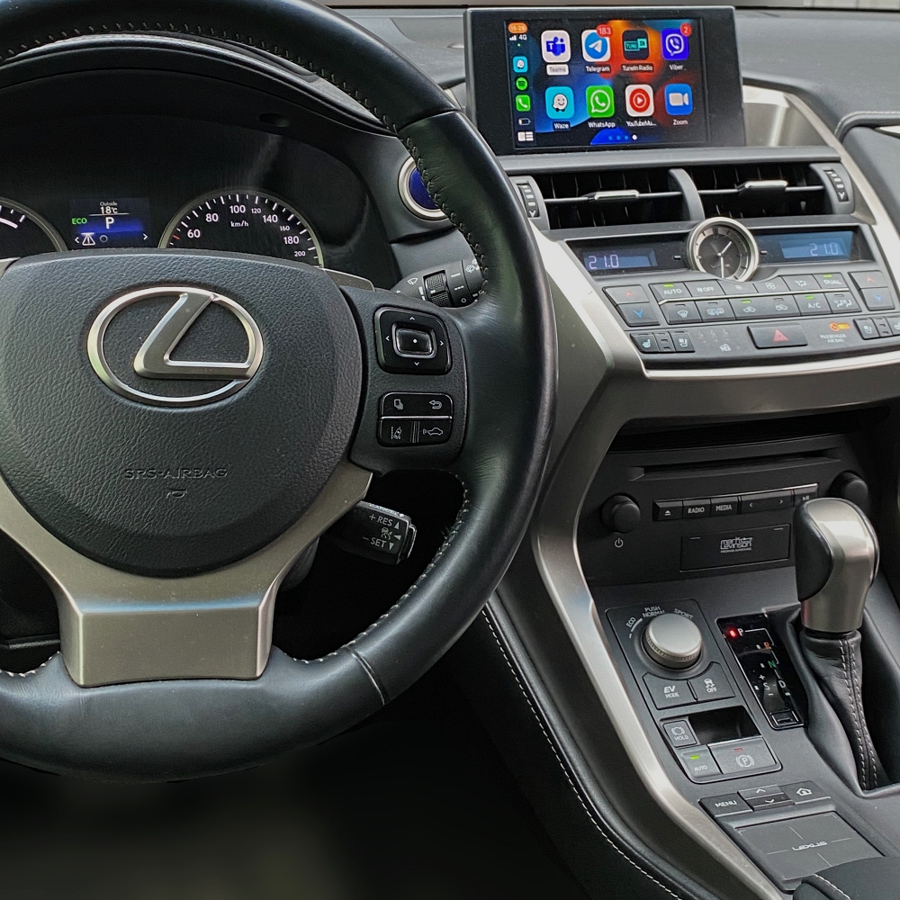 CarPlay interface i Lexus