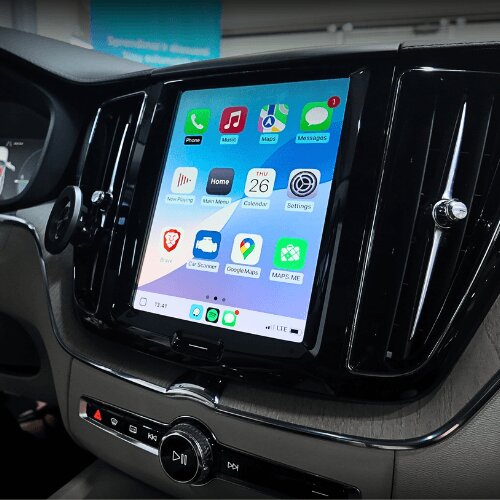 CarPlay interface i Volvo